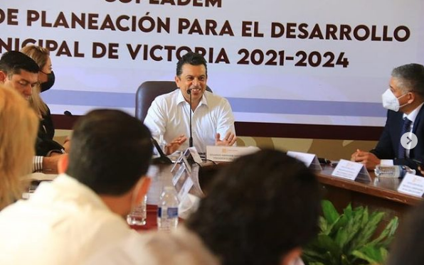 Lalo Gattás instala COPLADEM en Victoria