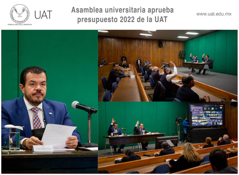 Asamblea universitaria aprueba presupuesto 2022 de la UAT
