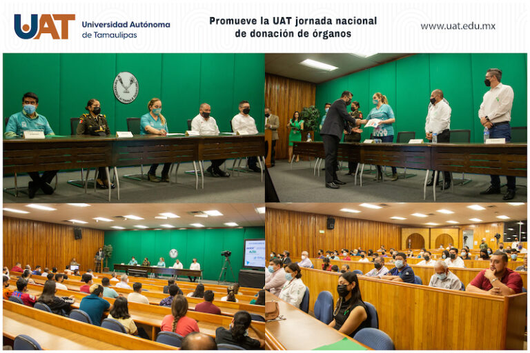 Participa UAT en jornada nacional de donación y trasplante de órganos