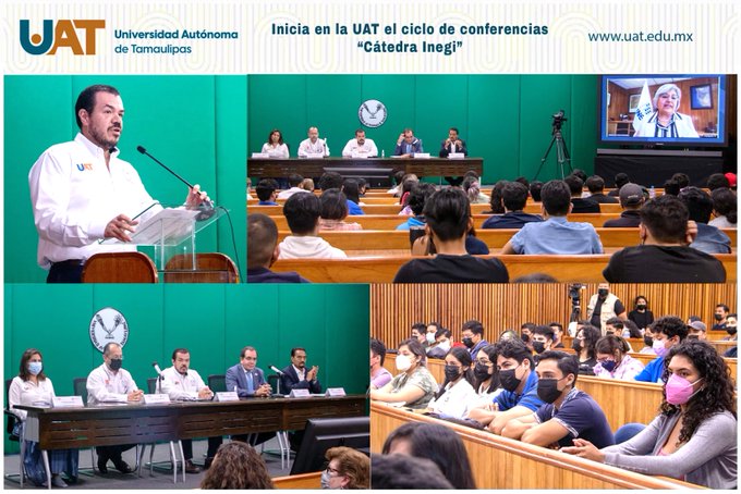 Inicia la UAT el ciclo de conferencias “Cátedra Inegi”