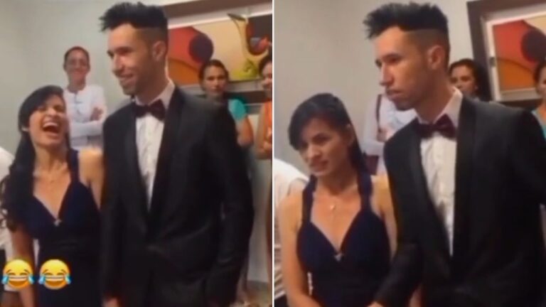(Video) ¡Por chistosita! Juez cancela boda por una broma de la novia
