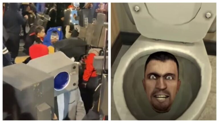 ¿Por qué los niños se disfrazaron de cámaras y bocinas para pedir dulces?