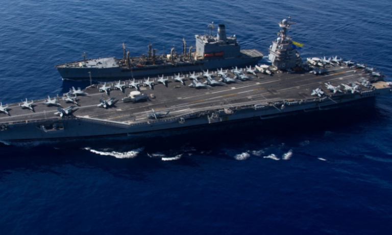 EE.UU. despliega el portaaviones Gerald Ford en el Caribe