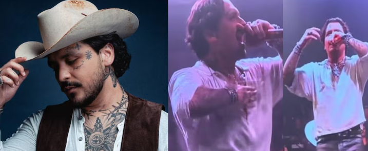 Christian Nodal aparece borracho en Monterrey y lanza fuertes indirectas a Cazzu