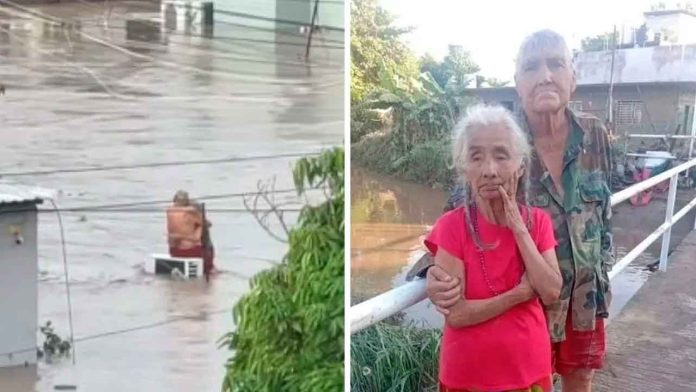 Murió Doña Elodia, abuelita que sobrevivió abrazada de su esposo a inundaciones de Poza Rica