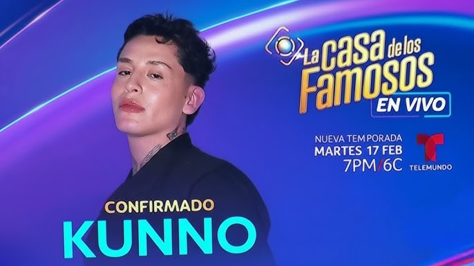 Kunno es habitante confirmado de La Casa de los Famosos 6 y ya genera polémica