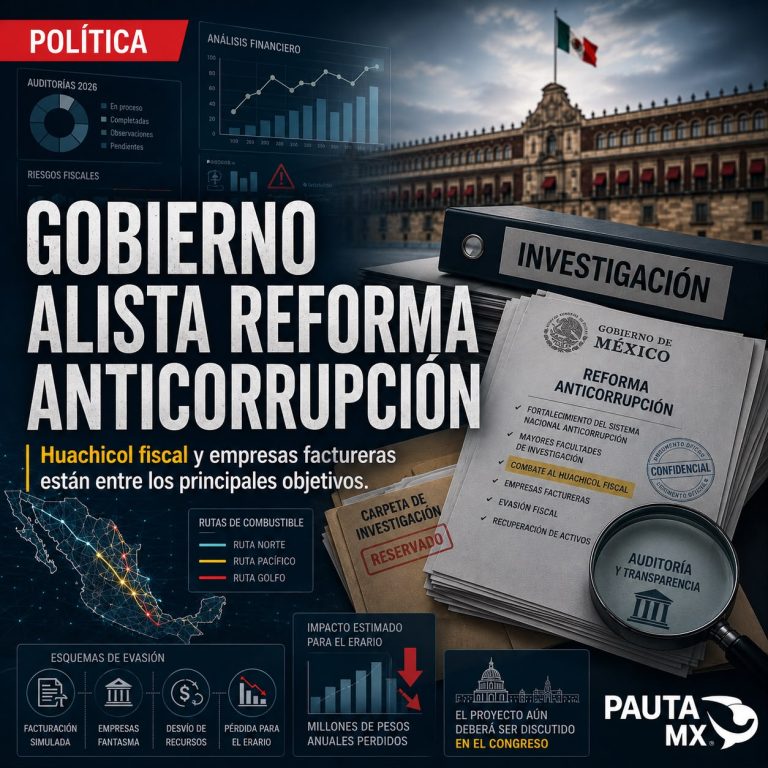 Gobierno alista reforma anticorrupción; huachicol fiscal y empresas factureras, entre los principales objetivos
