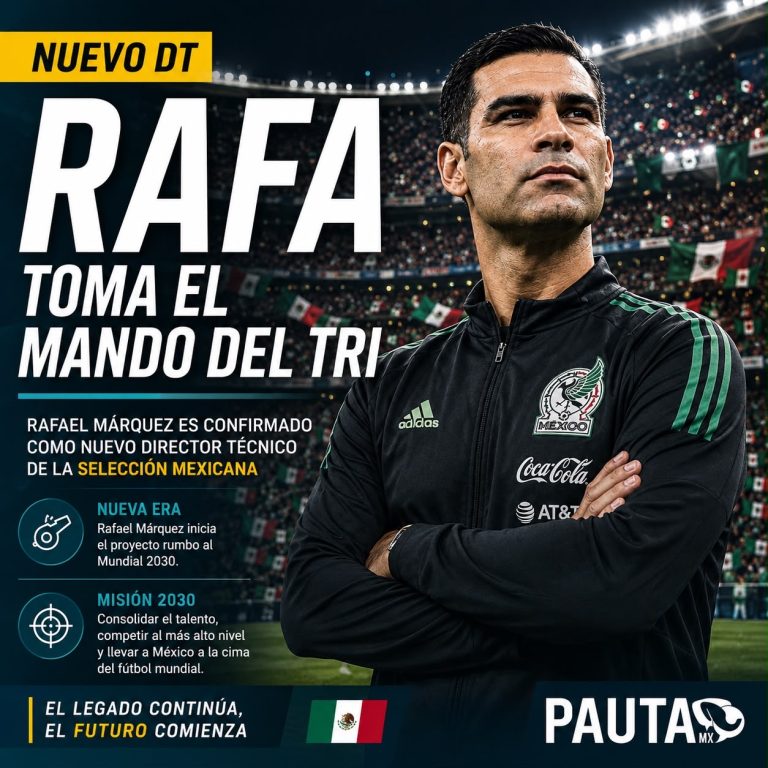 Rafael Márquez es nombrado nuevo director técnico de la Selección Mexicana rumbo al Mundial 2030