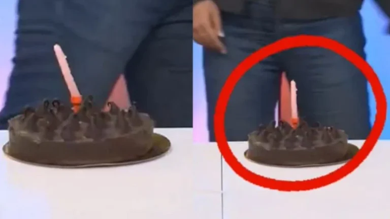 Momento inexplicable en televisión: una vela se mueve sola durante programa en vivo | VIDEO