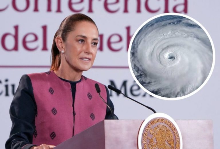 Huracán Polo se mantiene frente a México; Sheinbaum pide estar alerta