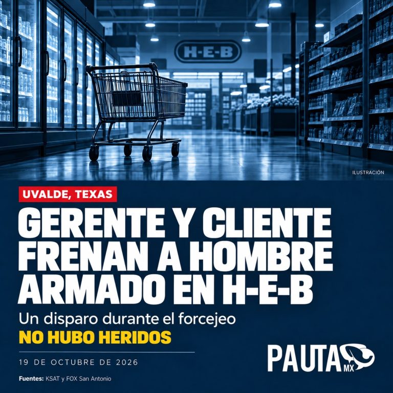 Gerente y cliente frenan a hombre armado en H‑E‑B de Uvalde; no hubo heridos