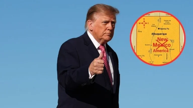 Donald Trump insiste en renombrar Nuevo México como “Nueva América”